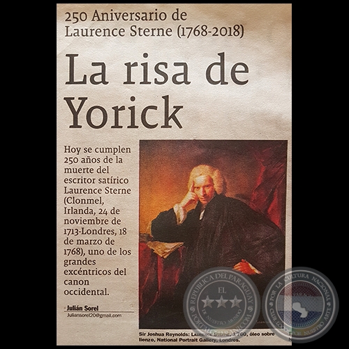 LA RISA DE YORICK - Por JULIÁN SOREL - Domingo, 18 de Marzo de 2018
